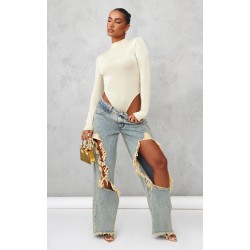 Vintage Wash Extreme Ripped Boyfriend Jean